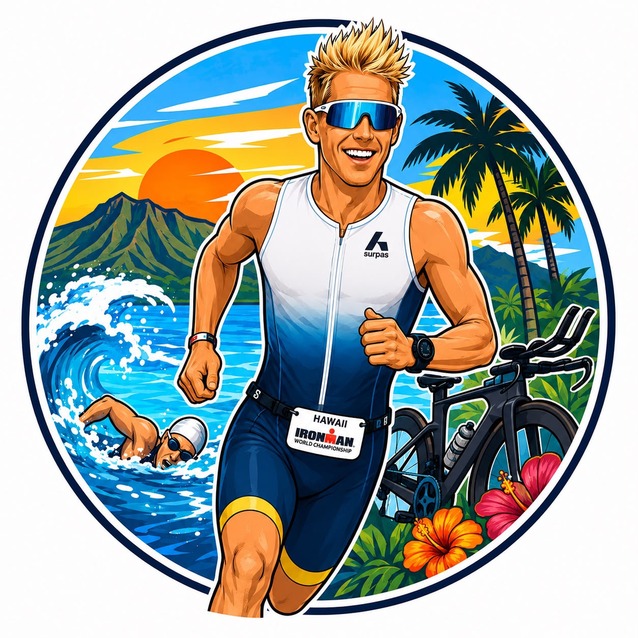 Road to Kona sticker